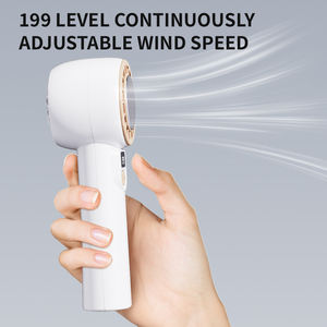 Taşınabilir Mini USB güç HAVA SOĞUTUCU 3000mAh yüksek hızlı Turbo <span class=keywords><strong>Jet</strong></span> Fan Peltier soğutma fırçasız Motor giyilebilir el fanı - Product Image 3