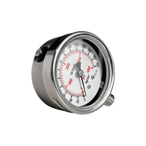 2.5 polegadas alta baixa ss todo o aço inoxidável glicerina preenchido medidor de pressão - Product Image 5