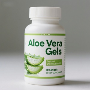 Capsules de Gel d'Aloe Vera Douces, 60 Unités, Fournisseur d'Usine, Complément de Gel d'Aloe Vera Sans Gluten, Favorise la Santé Digestive - Product Image 2