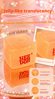 Needoh Squishy Needoh Luminous Pinch Box Jouet de décompression à rebond lent 5 couleurs au choix Aurora Ice Cube Outil utile pour