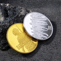 Vente en gros usine : Médaille commémorative religieuse de collection, thème Battle Royale, plaquée or, gravée, moderne et traditionnelle, UV