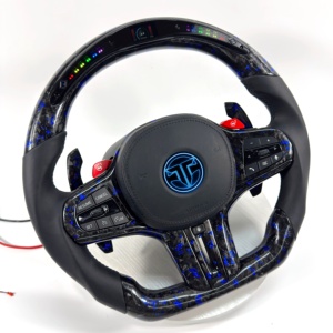 Volante de Fibra de Carbono Forjado para BMW G02 G05 G06 G09 G11 G12 G15 G20 G22 G28 G29 G30 G38 G80 G82 F40 <span class=keywords><strong>F90</strong></span>, Accesorios para Automóviles - Product Image 2