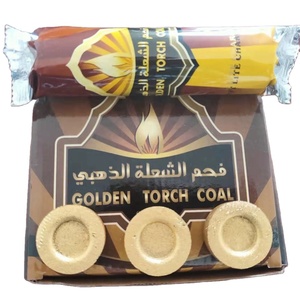 Comprimés de <span class=keywords><strong>charbon</strong></span> de bois à lumière rapide Golden Coal 33mm Briquettes de <span class=keywords><strong>charbon</strong></span> de bois Shisha légères instantanées pour encens et narguilés - Product Image 1