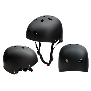 Casque de sport pour skateboard, roller, vélo électrique, escalade, certifié CE, coque extérieure en ABS noir, unisexe, protecteur - Product Image 4
