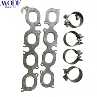 Collecteur d'échappement long en acier inoxydable pour Mercedes W204 C63 AMG V8 M156 – Amélioration des performances