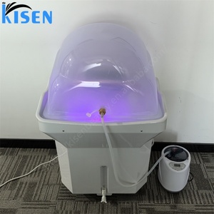 อ่างสระผม Kisen Ungraded พร้อมระบบอบไอน้ำบำบัดแบบญี่ปุ่น Bac Light Therapy และถังเก็บน้ำขนาด 60 ลิตร พร้อมเครื่องทำน้ำร้อน - Product Image 1
