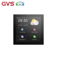 Interrupteur mural tactile intelligent GVS KNX S4 avec interphone SIP Cloud et serveur d'application pour systèmes de maison intelligente
