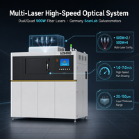 Imprimante 3D en métal 400*350*450mm, machine de fusion laser sélective SLM, laser à fibre 500W, qualité industrielle
