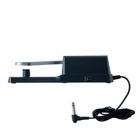 MIDI Controller Pedal for Electric Piano Digital Keyboard Synthesizer Heavy Duty Metal Sustain Pedal Model YYB-02 Made in China