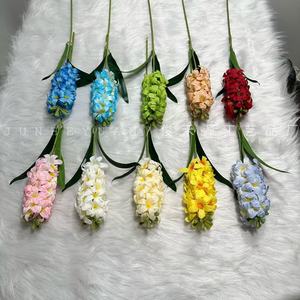 Orquídea Artificial Junheyuan de una Sola Rama, Decoración para Bodas y Hogar, Arreglo Floral, Flores de Simulación - Product Image 4