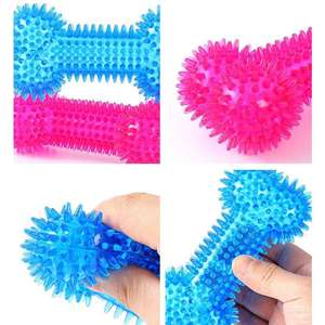 Toptan interaktif dayanıklı kemik tasarım TPR çiğnemek oyuncak küçük orta evcil hayvanlar için oynamak - Product Image 6