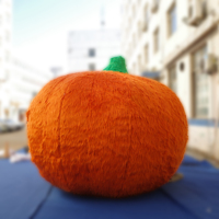Modèle gonflable géant Jack O'Lantern en peluche, durable, pour décoration de fête d'Halloween en extérieur, avec ventilateur intégré, pour expositions de carnaval, 10-12 pieds
