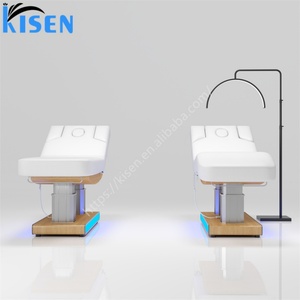 Kisen Modern Professional Wide Thermal Massage Bed Thai Head Spa Facial Heated <b>Electric</b> Massage <b>Tables</b> for Beauty Salon - Product Image 6