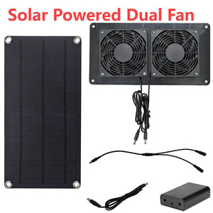 Kit de ventilateur solaire Lan Aoyue 10W, ventilateur d'extraction portable étanche pour animaux de compagnie, serre, ventilation extérieure - Product Image 4