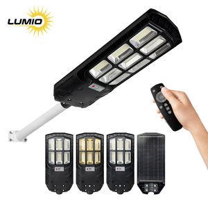 Lámpara <span class=keywords><strong>Solar</strong></span> LED para Calle <span class=keywords><strong>LUMIO</strong></span> All One ABS con Batería LiFePO4, IP65 Impermeable, Temperatura de Color 3000K-6500K, Uso en Carreteras, 2 Años de Garantía, Color Negro - Product Image 2