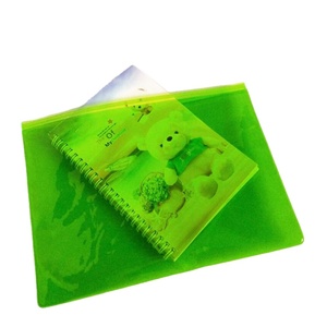 자기 씰링 애 가방 PVC 플라스틱 봉투 고정 파일 폴더 - Product Image 4