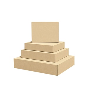Wholesale <b>White</b> Square Hard Cardboard Shipping <b>Boxes</b> for Clothing, Colorful Corrugated Mailer - Product Image 1