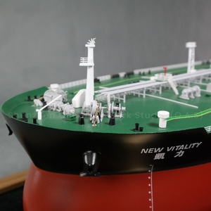 Artisanat en plastique fait à la main ligne d'expédition logistique présent océan oeuvre Studio expédition cadeau personnalisé 120cm modèle de bateau pétrolier - Product Image 2