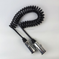 Nuevo Cable Espiral de Extensión para Remolque de Alta Resistencia, 7 Pines, 24V, Conector de Cableado Eléctrico de Cobre Electrolítico