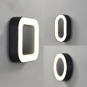 Modern LED Outdoor <b>Wall</b> Lamp Waterproof Round Square <b>Sconce</b> For Garden Villa Corridor Exterior <b>Wall</b> - Product Image 1