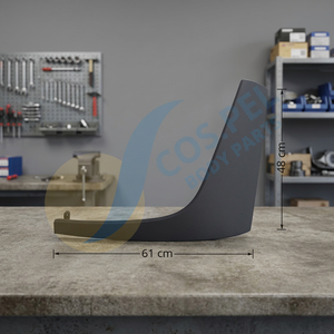 Nouveau cadre de phare inférieur gauche (gris) en ABS - Product Image 2