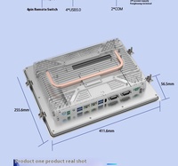 Panel PC Industrial Inteligente de 15.6 Pulgadas con Pantalla Táctil Resistente sin Ventilador, Carcasa de Aleación de Aluminio Fundido a Presión, Seis Puertos COM HD