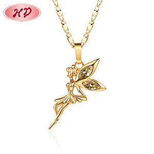 Ewelry he y he He he ozen airairy ALE ngle ininkerbell rincecknecklace nd arring ETS Rass eewelry iror irls - Product Image 2