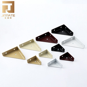 JINNATE Triangle Bracket Iron 90 Degree Right Angle Support Cabinet Shelf Reinforcement Bracket Standard Size - Product Image 1