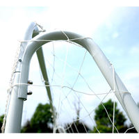 SPT 18ft x 6.5ft Haute Qualité Professionnel Durable Cadre En Acier Résistant Aux Intempéries Portable Post Net Pliable Buts De Football
