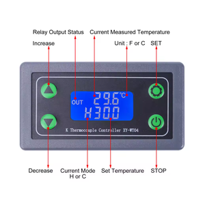 XY-WT04 wifi từ xa nhiệt độ cao kỹ thuật số điều khiển nhiệt độ k-loại cặp nhiệt điện mô-đun điều khiển-99 ~ 999 độ - Product Image 2