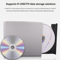 Unidad Óptica Externa Delgada, Grabadora de Blu-Ray 4K, Reproductor de DVD USB 3.0, Grabadora/Lectora de Blu-Ray 3D, Grabadora de CD/DVD