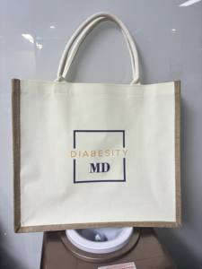 Bolsa de Compras Reutilizable Ecológica Personalizada de 40*35*15CM con Asas de Cuerda de Cáñamo, Correa para el Hombro, Gran Capacidad, Muestra Gratis - Product Image 5