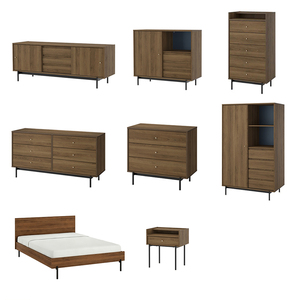 Juego de Muebles de Dormitorio TOPOHUT en MDF con Chapa de Nogal para NEOM Red Sea Eko <span class=keywords><strong>Atlantic</strong></span>, Compras al por Mayor de Mobiliario y Accesorios para la Construcción Residencial en el Mercado de Oriente Medio - Product Image 6