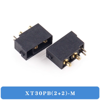 Connecteurs de charge de batterie au lithium XT30 2+2 mâle/femelle 4 broches haute intensité pour modèles réduits d'avions XT30PB/XT30PW 2+2 et applications énergies nouvelles