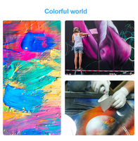 Peinture acrylique à base d'eau pour graffitis, peinture murale non toxique, imperméable, peinture de dessin DIY