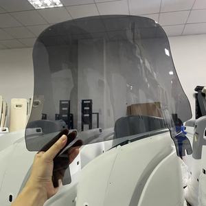 Özel yüksek şeffaflık motosiklet plastik cam temizle PC araç camı vakum şekillendirme kesme işleme hizmeti - Product Image 1