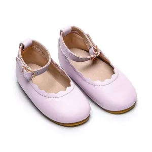 New Fashion Wholesale Bulk Girls Princess Shoes Kids Custom Party Mary Jane Leather Shoes for Children