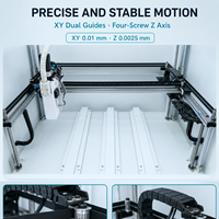 Imprimante 3D industrielle Protolink3D FGF, nouvelle, volume d'impression 600x600x1000mm, charge utile 50kg, alimentation automatique, plateau chauffant, double extrudeur, automatique
