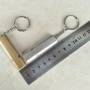 Sifflet de survie EDC Decibels, étanche, en alliage d'aluminium, double fréquence, avec clip, outils multifonctions - Product Image 4