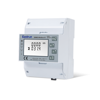 Medidor de Energía Trifásico Eastron SDM630-Modbus V2 de 100A para Riel DIN Directo, Medidor Bidireccional RS485 Modbus para Energía Solar