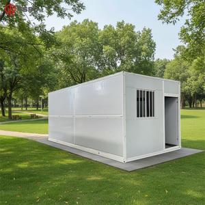 Conteneur de bureau modulaire préfabriqué pliable 20ft 40ft, maison conteneur portable respirante en acier contemporain avec salon sandwich - Product Image 1