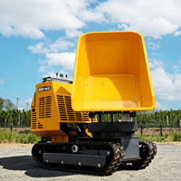 Neuer CE-Zertifizierter Mini-Muldenkipper Mini-Raupenlader Kompakter 1,2-Tonnen-Lader Mini-Raddumper zum Verkauf