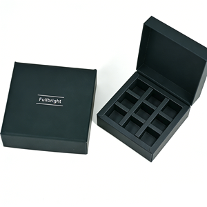 Custom Logo Premium Chocolate Gift Box Rigid Cardboard Lid Off Packaging Embossed Coated <b>Paper</b> <b>Boxes</b> with Fashion Trend Design - Product Image 1