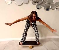 Planche d'équilibre de surf en bois personnalisée, artisanat, entraîneur, hockey, snowboard, planche à bascule, 450 lb pour adultes et enfants