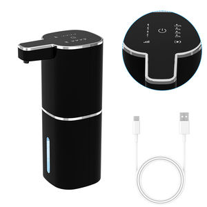 USB充電式自動発泡石鹸ディスペンサーウォールマウントタッチレス液体石鹸ディスペンサー家庭用およびホテル用 - Product Image 1