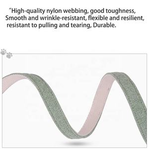 Beirui verstellbare Leinen Baumwolle benutzer definierte hochwertige bequeme gepolsterte Manufaktur Haustier Zubehör Hunde halsband Leine <span class=keywords><strong>Walking</strong></span> Set - Product Image 3