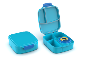 Aohea BPA-free nhựa trẻ em Bento trẻ em Hộp Ăn Trưa, 3 ngăn, cho các trường học dã ngoại - Product Image 4