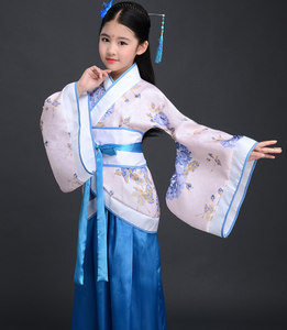 ชุดเต้นรำจีนแบบดั้งเดิมของเด็กชุดเต้นรำการแสดงบนเวทีชุดประจำชาติ - Product Image 5