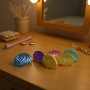 Fermaglio per capelli a forma di artiglio con guscio elettroplaccato da 10 cm - Product Image 3