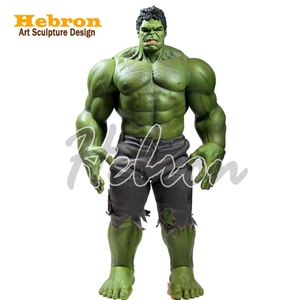Statua di <span class=keywords><strong>Hulk</strong></span> a Grandezza Naturale in Vetroresina, Figura Realistica di Supereroe Muscoloso, <span class=keywords><strong>Action</strong></span> Figure del Film <span class=keywords><strong>Hulk</strong></span> - Product Image 4